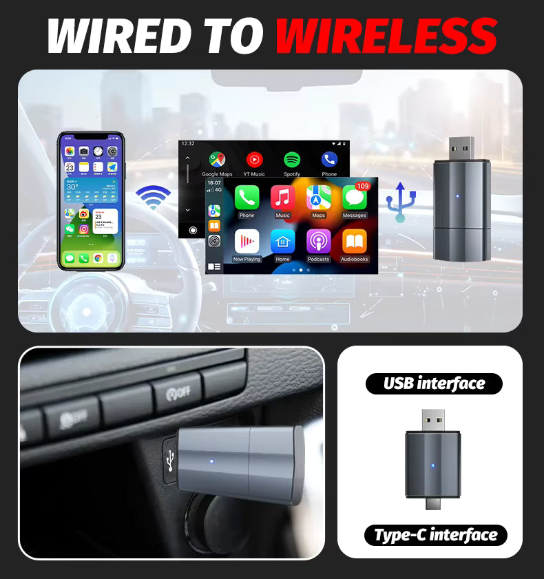 Carplay & Android Auto AdapterAdapter Dongle